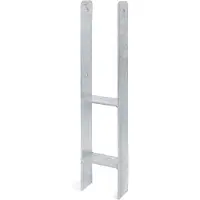 Alberts Beslag H-paalhouders lichte breedte 116 mm
