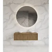 Gliss Design Onderkast heronimus 120x45x35 cm met topplaat castle brown