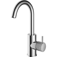 Hotbath Cobber X CX004 wastafelkraan hoog met draaibare uitloop verouderd ijzer