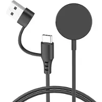 IMoshion Oplaadkabel voor de Samsung Galaxy Watch USB-C en USB-A - 2 meter