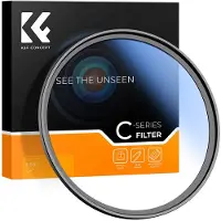 K&F Concept 55MM MC UV-beschermingsfilter slank frame met 18 meerlaagse blauwe coatings (C-serie) (UV-filter), Lensfilter