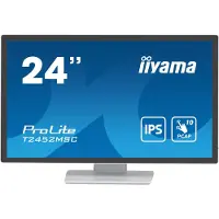 Iiyama 24 WHITE Bonded PCAP Touchscreen monitor Energielabel: E (A - G) 60.5 cm (23.8 inch) 1920 x 1080 Pixel 16:9 14 ms HDMI, DisplayPort, USB-A 3.1 Gen 1 IPS