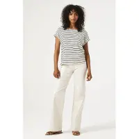 Garcia Celia wide dames Jeans, 32/30, Wit, Wide fit