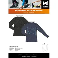 Xtreme - Thermo (onder) shirt heren - Navy - L - 2 Stuks - Thermokleding