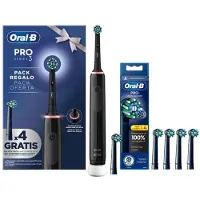 Oral-B P3 BK elektrische tandenborstel met 4 vervangbare heads