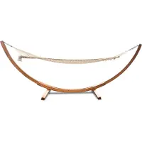 Rijoka Hangmat met Houten Standaard Hangmat Net