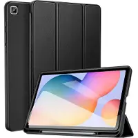 Phreeze Case geschikt voor Samsung Galaxy Tab S6 Lite 10.4 Inch Hoesje - Ingebouwde Standaard en Pen Opbergvak