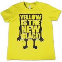 Hybris SpongeBob SquarePants Kinder Tshirt -Kids tm 4 jaar- Yellow Is The New Black Geel