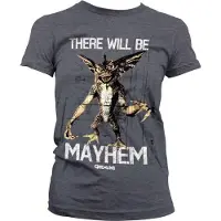 Hybris Gremlins Dames Tshirt -S- There Will Be Mayhem Grijs