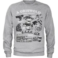 Hybris National Lampoon's Christmas Vacation Sweater/trui -S- Icons Grijs
