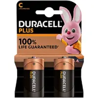 Duracell plus C-cell LR14 2 stuks | Batterij - Batterijen - CCELL - Alkaline