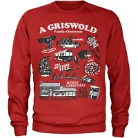 Hybris National Lampoon's Christmas Vacation Sweater/trui -XL- Icons Rood