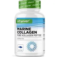 Vit4ever Marine Collageen - 300 Tabletten - 3000 mg per dagelijkse portie - Premium: 100% Vis Collageen Hydrolysate Peptide Type 1 - Fish Collagen - Hoge Dosis -