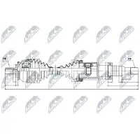 NTY Aandrijfas NPW-VV-019