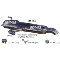 ERNST 155106 Einddemper