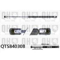 Quinton Hazell QTS840308 Gasveer achterklep