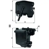 MAHLE ORIGINAL OX 975D Oliefilter