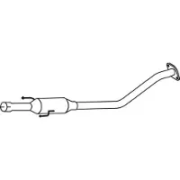 VEGAZ TS-467 Uitlaat middendemper