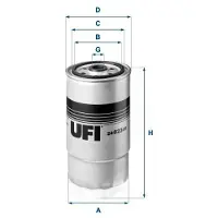 Ufi 24.023.00 Brandstoffilter