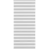vidaXL Zebra rolgordijn 95x230 cm stofbreedte 90,9 cm lichtgrijs