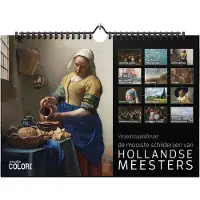 Studio Colori Verjaardagskalender De mooiste schilderijen van Hollandse meesters - Wandkalender A4 - Niet jaargebonden - Verjaardagskalender volwassenen