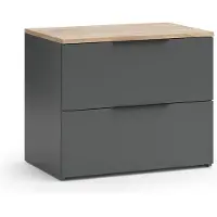 Vicco Wido Dressoir – 60 x 50 cm met 2 laden Antraciet