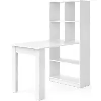 Vicco Gael Eettafel – 70 x 122 cm met 6 compartimenten Wit