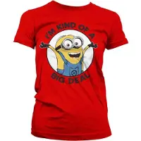 Hybris Minions Dames Tshirt -2XL- I'm Kind Of A Big Deal Rood