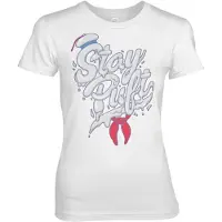 Hybris Ghostbusters Dames Tshirt -S- Stay Puft Wit