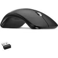 Phreeze Ergonomische Draadloze Muis - Draadloos 2.4Ghz - Laptop Muis - Geschikt voor Microsoft Windows 11, 10, X, Vista - Model Surface Arc Wireless Mouse