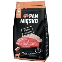 PAN MIĘSKO Kalfsvlees Met Kalkoen Xs Hondenvoer 9kg