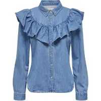 ONLY Blouse 'Indigo' blauw denim