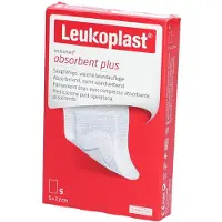 Leukoplast Leukomed Eilandpleister 5 cm x 7,2 cm 5 stuks