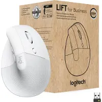 Logitech Lift Vertical Ergonomic for Business muis Kantoor Rechtshandig RF-draadloos + Bluetooth Optisch 4000 DPI