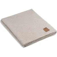 Knit Factory Maxx Plaid - Beige - 160x130 cm