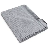 Knit Factory Beau Plaid - Licht Grijs - 130x160 cm