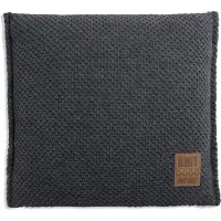 Knit Factory Lynn Kussen - Antraciet - 50x50 cm