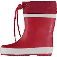 XQ - Regenlaarzen Kinderen - Fleece voering - Rood - Regenlaarzen met voering - Unisex - Maat 25/26