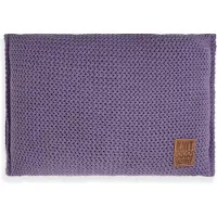 Knit Factory Maxx Sierkussen - Rechthoekig kussen - Kussen woonkamer - Bank kussen - Decoratie kussen - Violet - 60x40 cm - Kussenhoes inclusief kussenvulling