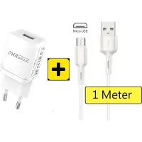 Phreeze Usb Adapter + Micro usb Kabel - 1 Meter - 5V 1A Oplader usb - Galaxy J1 J2 J3 J4 J5 J6 J7 oplader