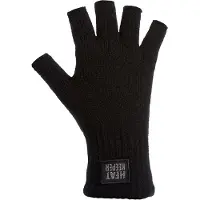 Heatkeeper - Vingerloze thermo handschoenen heren - Zwart - L/XL - 1-Paar - Handschoenen heren winter