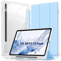 Phreeze Hoes geschikt voor Samsung Galaxy Tab S8 Case 11 Inch SM-X700, SM-X711 Smart Cover Verstelbaar