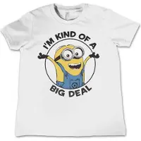 Minions Kinder Tshirt -Kids tm 12 jaar- I'm Kind Of A Big Deal Wit