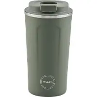 Aya & Ida AYA&IDA - CUP2GO - thermosbeker - koffiebeker - coffee to go - reisbeker - meenemen - 500ml - TROPICAL GREEN