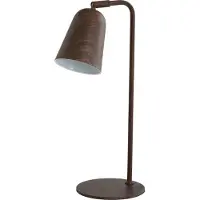 Light & Living Bureaulamp Salomo met walnoot houtlook