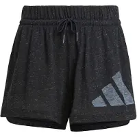 Adidas Sportbroek 'Essentials' grijs gemêleerd / zwart gemêleerd