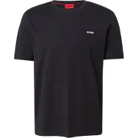 HUGO Shirt 'Dero' zwart / wit