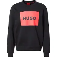 HUGO Sweatshirt 'Duragol' vuurrood / zwart