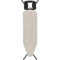 Brabantia Strijkplank B Denim Grey 124x38cm Grijs grijs metaal