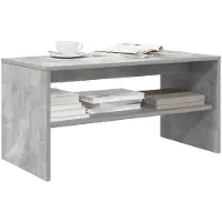 vidaXL Tv-meubel 80x40x40 cm bewerkt hout betongrijs
